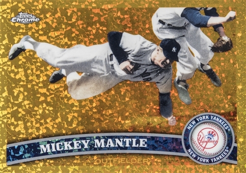 2011 Topps Chrome #7 Mickey Mantle (#1/1)